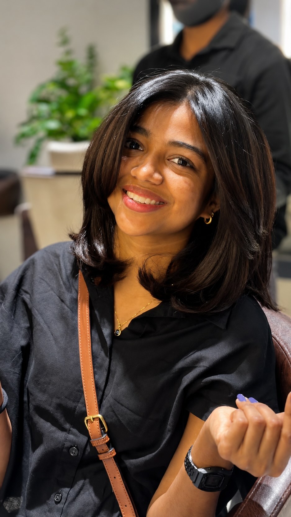 Amala Shaji Permanent Blow Dry at LivArt Salon Kochi