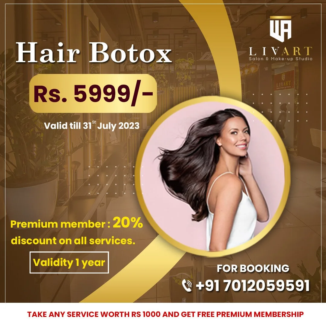 Hair Botox Treatment LivArt Salon Kochi