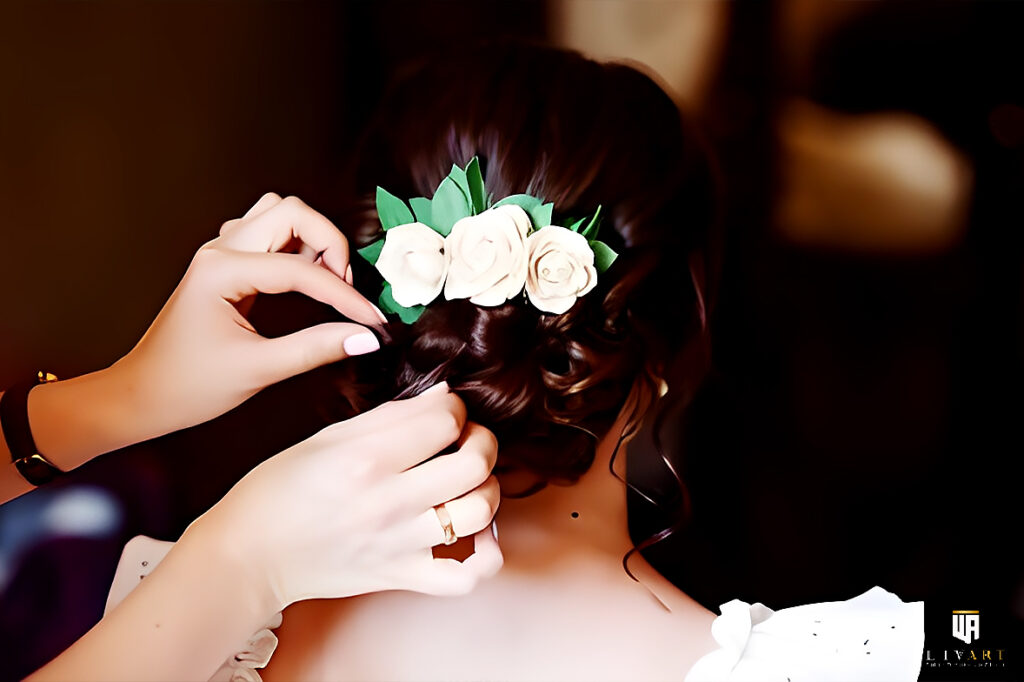 modern bridal hairstyle